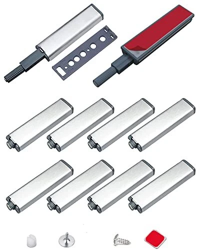 Push Latches for Cabinets Push to Open Cabinet Hardware Push Latch