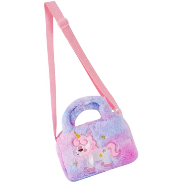 5 Pieces Decorative Plush Bag Crossbody Bag Sling Bag Kids Decorate 12