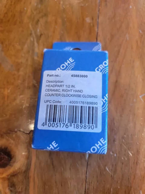 GROHE Faucet Cartridge, Unfinished, 1/2" L, 45883000