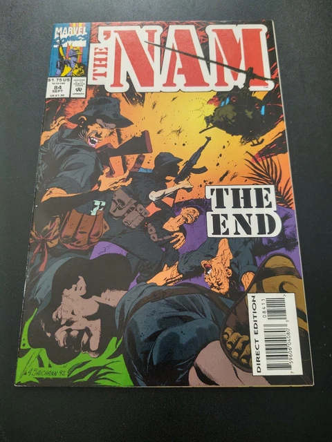 The Nam #84 Rare HTF Last Issue 1993 Marvel Vietnam War Comic