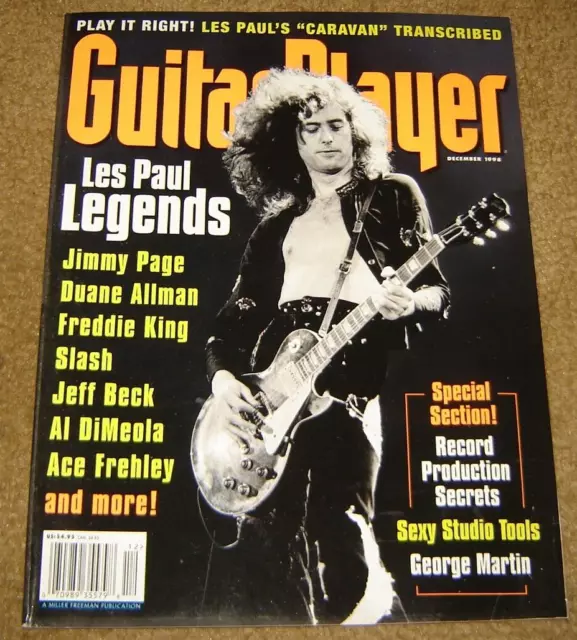 Guitar Player Magazine Jimmy Page Duane Allman Freddie King Slash Jeff Beck Rare