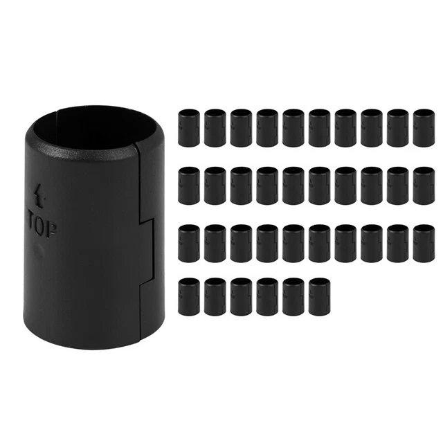 74-Packs Wire Shelf Clips Wire Shelving Shelf Lock Clips for 1 Inch Post- S W8O1