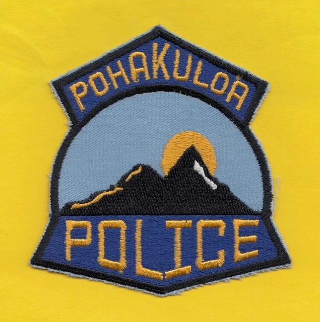 B27 POHAKULOA MILITARY Police Big Island Federal Patch Sheriff State