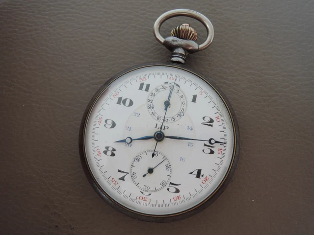 Montre à Gousset Et Chronographe Lip - Vintage, Occasion - Pour Homme