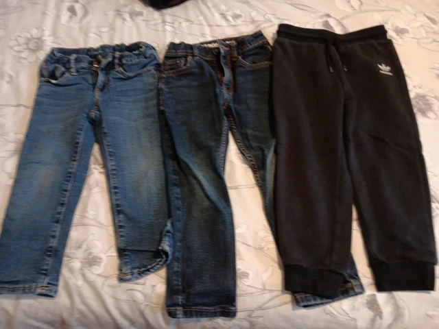 Pacchetto 2 Jeans Ragazzi 1 Adidas Joggers Età 3-4