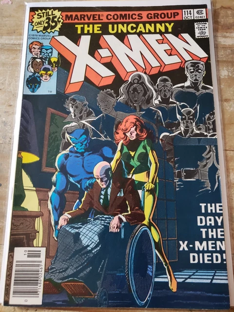 X-Men 114 Vol 1 Newsstand first Uncanny use 1978 Marvel VG- see desc
