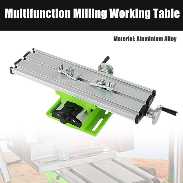 Work Table X Y Axis Bench Drill Press Vise Cross Slide Fixture Milling Machine