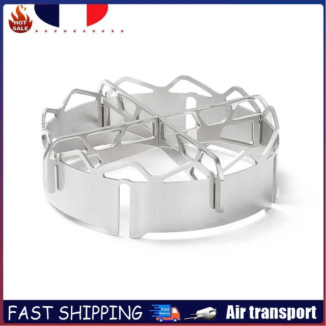 SOTO Gas Stove Windproof Ring with Rack Stainless Steel Hiking Picnic Windshield