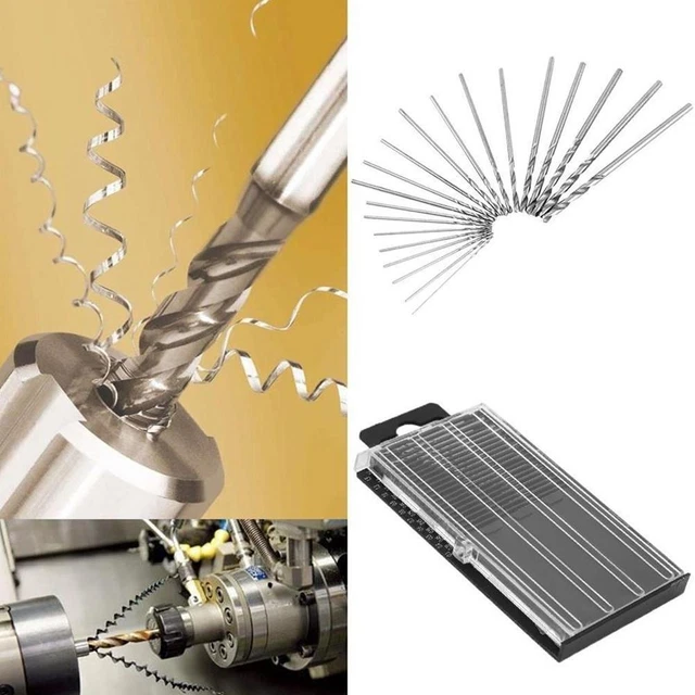 Set of 20 Small MICROBOX Micro HSS Titanium Twist Drill Craft L1W0 0.3mm Z2R6