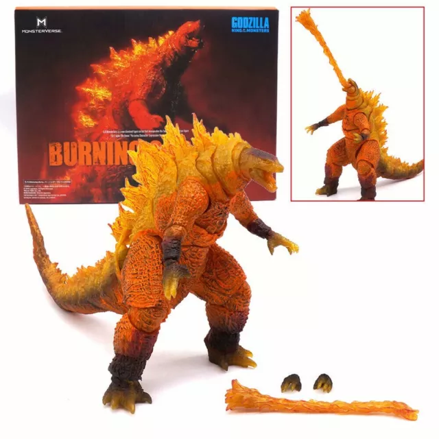 NECA Toy 2021 Movie King of Monsters SHM Burning Godzilla Action Figure Model