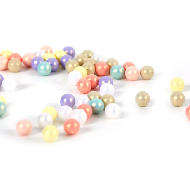 1Set Macaron Color Beads Cream Glue Mobile Phone Shell Handmade Resin Material