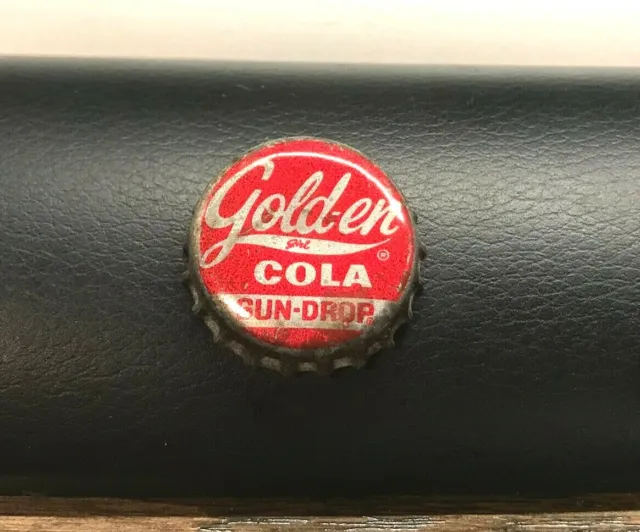 Vintage Sun Drop Golden Cola Soda Cork Bottle Cap / Crown Dr Pepper Lynchburg Va
