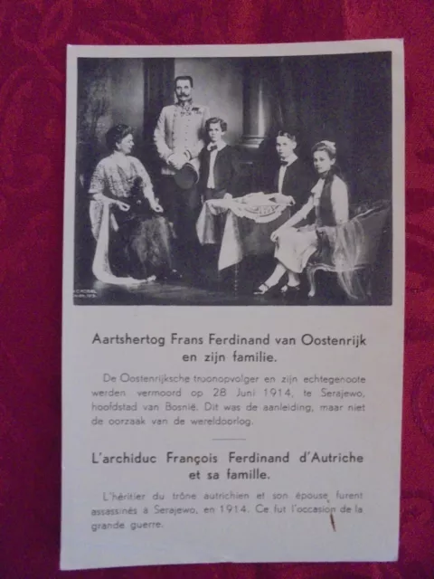 4 PostkarteFRANS FERDINAND VAN OOSTENRIJK, ATTILLA, ALBRECHT, ISABELLA, WILLEM I 2