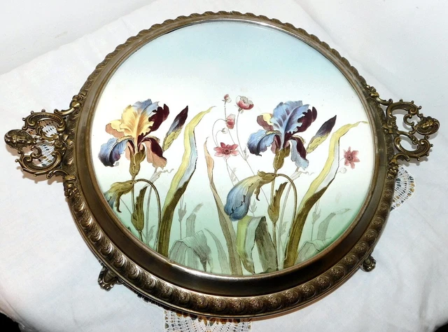 Dessous de plat en métal argent ancien - Arts de la table