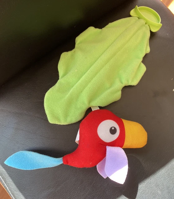 Fisher Price Rainforest Jumperoo Plush Bird Parrot Hanging Toy •Replacement Part