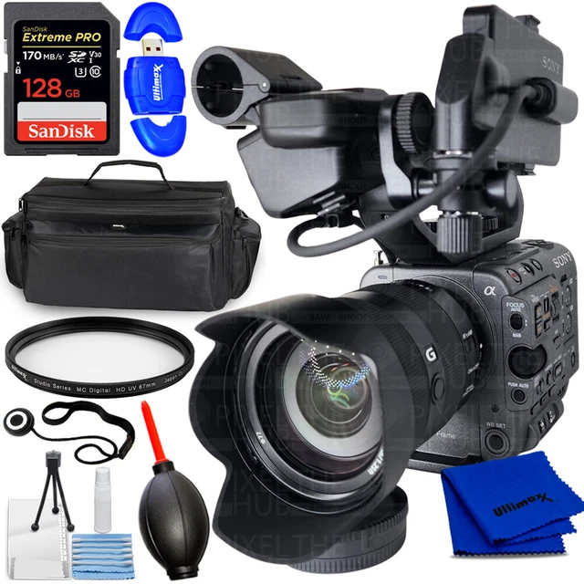 SONY FX6 DIGITAL Cinema Camera Kit with 24105mm Lens 9PC Accessory