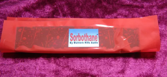 Sorbothane Strip 160mm. x 40mm. x 8mm. To Make 4 Feet. Improve Sound Isolation