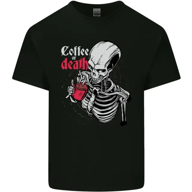 Café Ou Death Skull Homme Coton T-Shirt