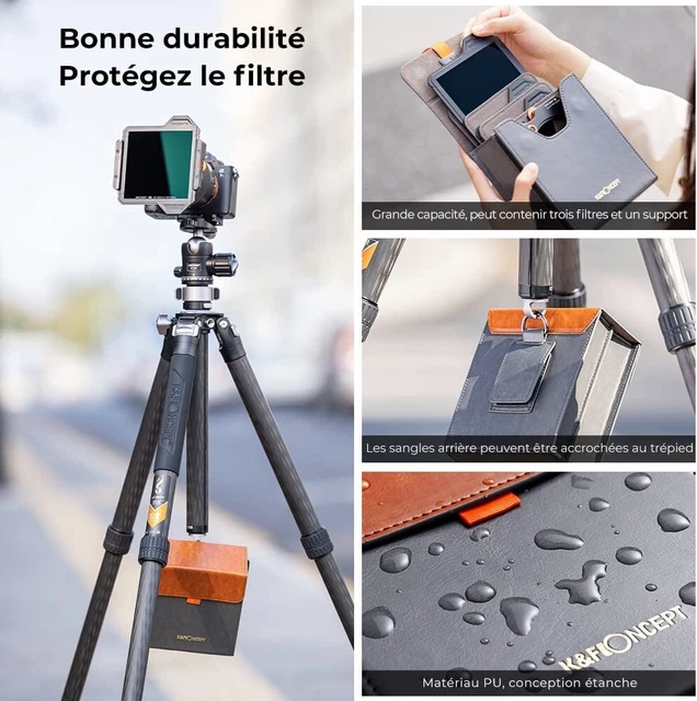100x100 mm Pro Système de Filtre Carré CPL + ND1000 3