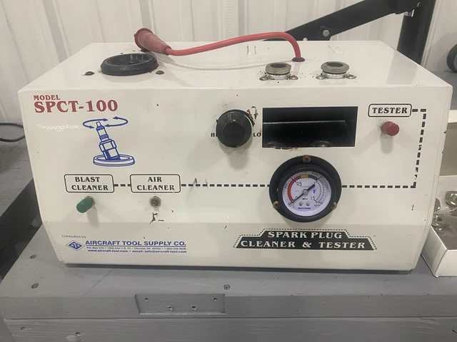 Aircraft Spark Plug Cleaner/Tester With Accessories Aircraft Spark Plug Cleaner/Tester With Accessories