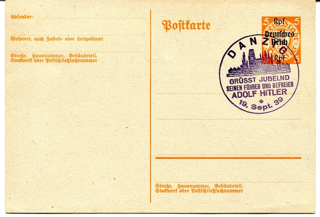 Dt.Reich Ganzsachen P283 und P 284 mit Sonderstempel