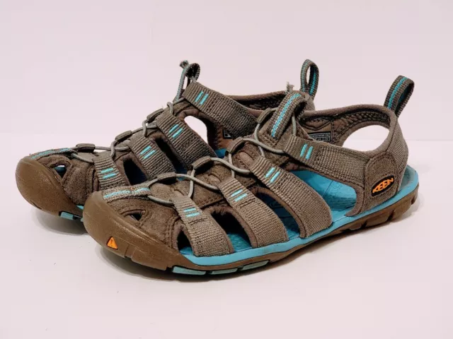 Keen Womens Clearwater CNX 1008772 Waterproof Gray Blue Hiking Sandal Size 6