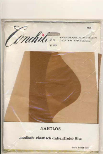 vecchie calze di nylon CONCHITA taglia 10 - nylon/calze perlon/calze con spalline (029