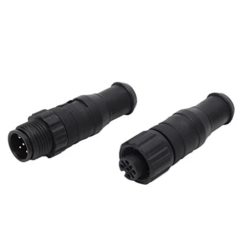 Terminaison Mâle Femelle, 2PCS Marine pour NMEA 2000 Terminaisons ABS M12 Kit de