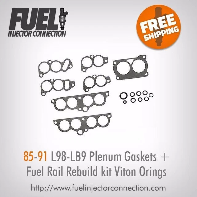 1985-91 L98-LB9 FEL-PRO Plenum Gasket set with Viton seals