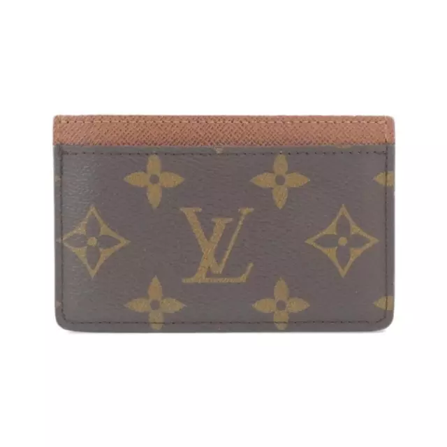 LOUIS VUITTON M67639 Vernis Porte Cartes-Simple Monogram Card Holder Card  Case