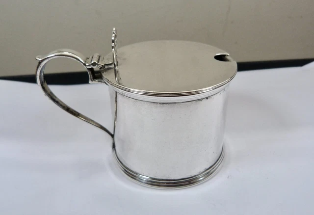 1929 - Stokes & Ireland - Solid Silver - Mustard Pot  203.1 Grams