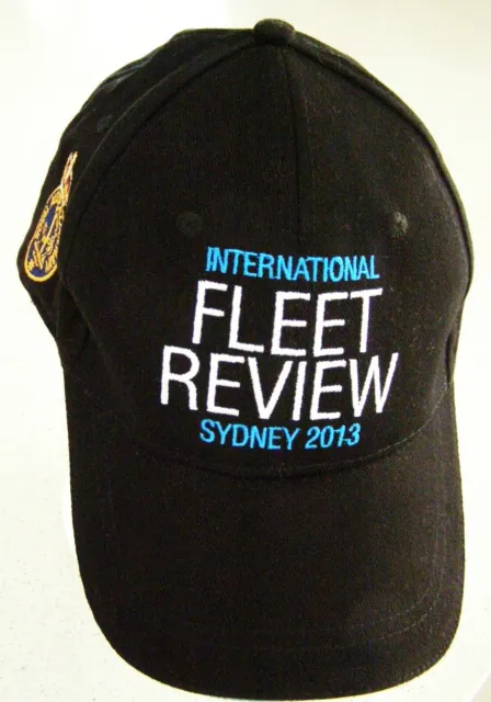 International Fleet Review SYDNEY 2013 Embroidered NAVY BATTLE SHIP Cotton Cap