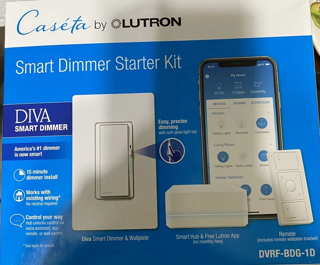 CASETA BY LUTRON Smart Dimmer Starter Kit DIVA Smart dimmer 59.00