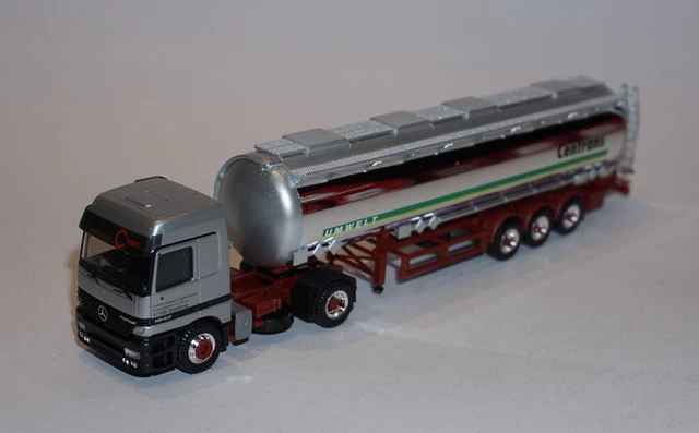 HERPA Mercedes-Benz Actros 1843 + semi-remorque citerne Centrans HO 1/87