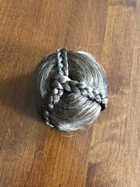 American Girl Brown Chic Bun Hairpiece Updo Hair Extension