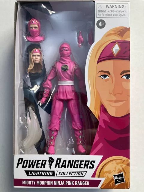 Power Rangers Lightning Collection Mighty Morphin Ninja Ranger ( pink ) new