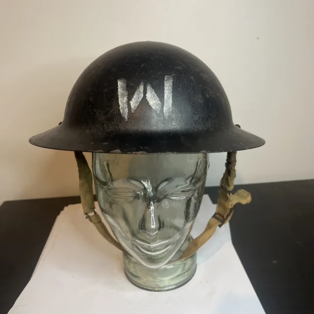 AUSTRALIAN WW2 Warden BRODIE HELMET 1942