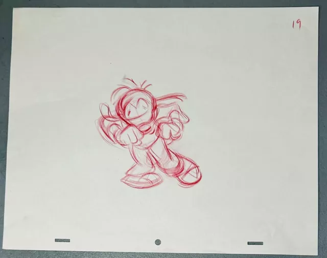 1990s Disney Animation Production Drawing Sketch Art MAX GOOF from Goof Troop