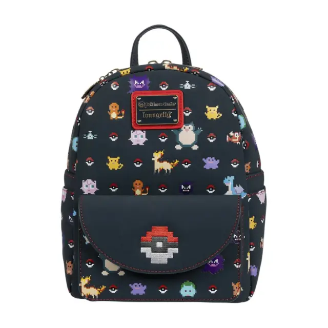 Loungefly Pokemon Characters Pokeball Mini Backpack NWT