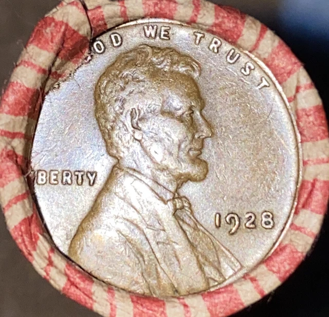 1 US Lincoln Wheat Cent Penny Roll 1912-D/1928-P (50 Coins) Old Vintage