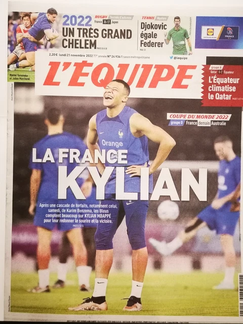 4 journaux l'équipe, FOOTBALL, kylian MBAPPÉ - Collection