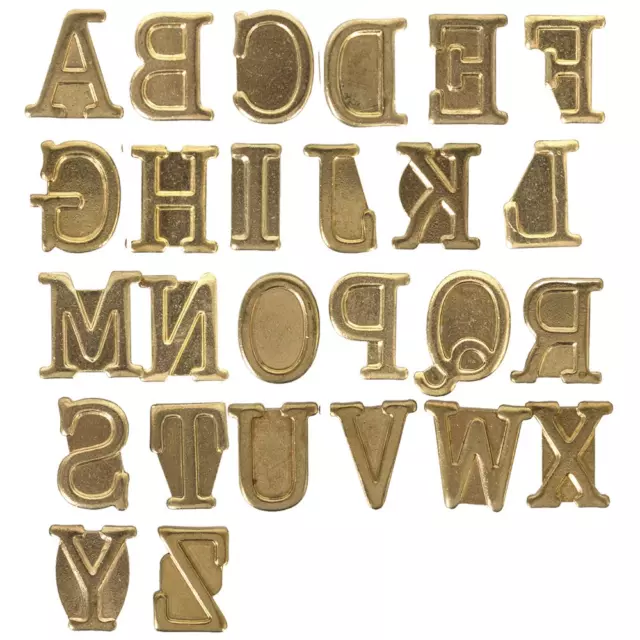 35 PC Alphabet Number Wooden Stamp Wood Capital Letter Stamps Card Making  crafts