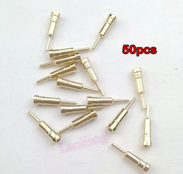 50pcs Gold Plated Insertion Pin IN-14 IV-11 IV-16 QS18-12 QS16 YS9-3 YS13-3 Etc 3