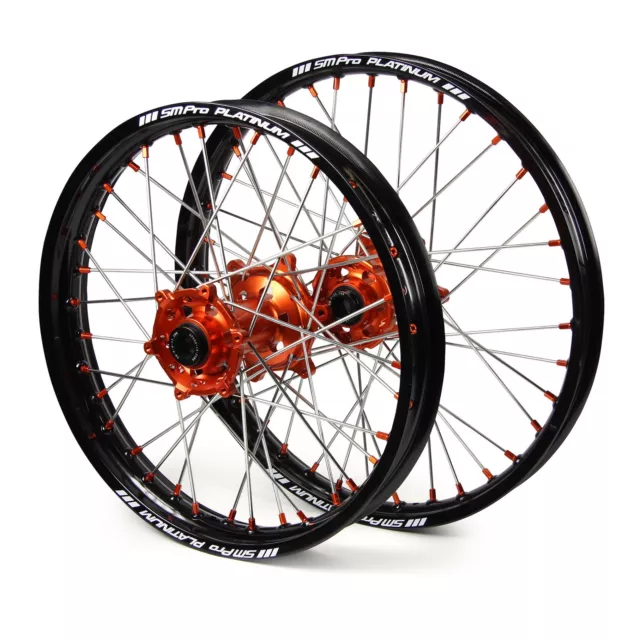 KTM 450 SX-F SX-F450 2009 2010 2011 2012 Wheels Set Black Orange 19" 21" Rims