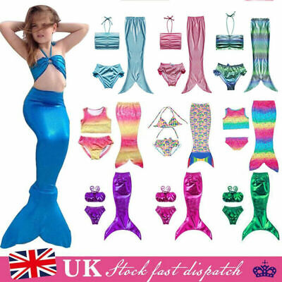 Summer Holiday Girls Mermaid Swimsuit Children Gift Kids Swimwear Swimming Suit