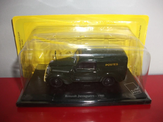 Renault Juvaquatre 1946 véhicules postaux musée la poste PTT 1/43 atlas