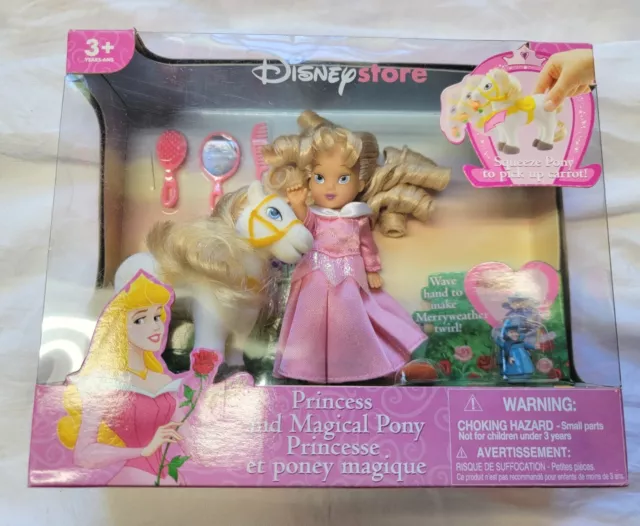 Disney Princess Sleeping Beauty and Magical Pony, Disneystore Doll New
