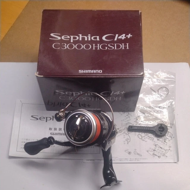 SHIMANO 12 SEPHIA CI4+ C3000HGSDH Spinning Reel Eging Excellent
