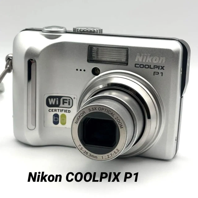 Nikon COOLPIX P1 シルバー Wi-Fi対応 Wi-Fi搭載 】ニコン Nikon クールピクス COOLPIX P1 デジカメ