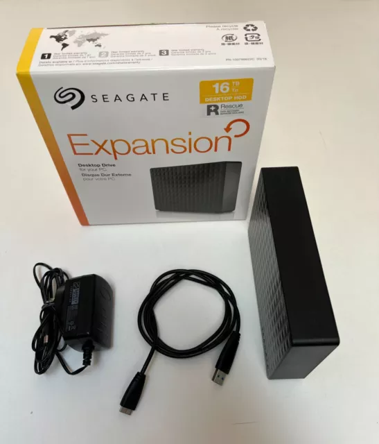 Seagate Expansion Desktop 3.5in 16TB External USB 3.0 Hard Drive [STKP16000400]